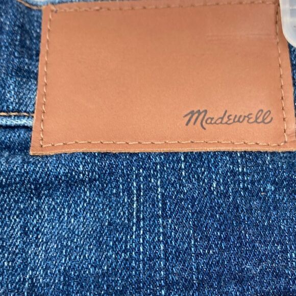 NWT Madewell Slim Straight High Rise Blue Jeans Size W23 - Picture 8 of 12